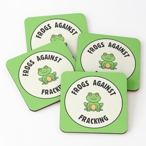 Item preview, Frogs Against Fracking - Ban Fracking designed and sold by Picket Club.