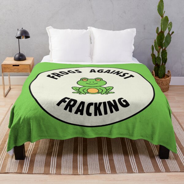 Item preview, Frogs Against Fracking - Ban Fracking designed and sold by Picket Club.