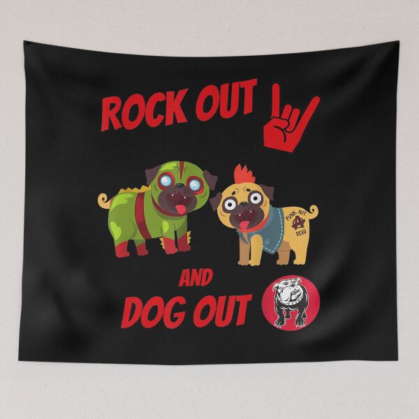 Item preview, Rock Out and Dogs Out Funny Woof designed and sold by KuylerKnight.