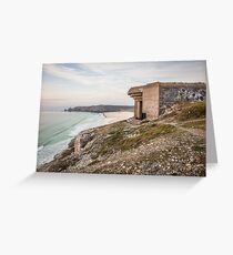 WWII Coastal Bunker, France Greeting Card