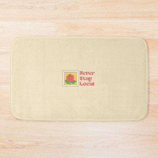 Item preview, Never Stay Local Postage Stamp designed and sold by Pink Ribbon.