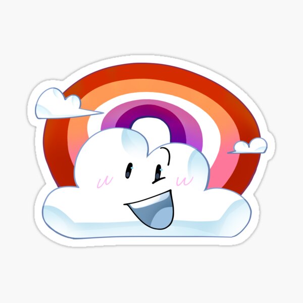 Profily bfb plush design Sticker for Sale by qorny