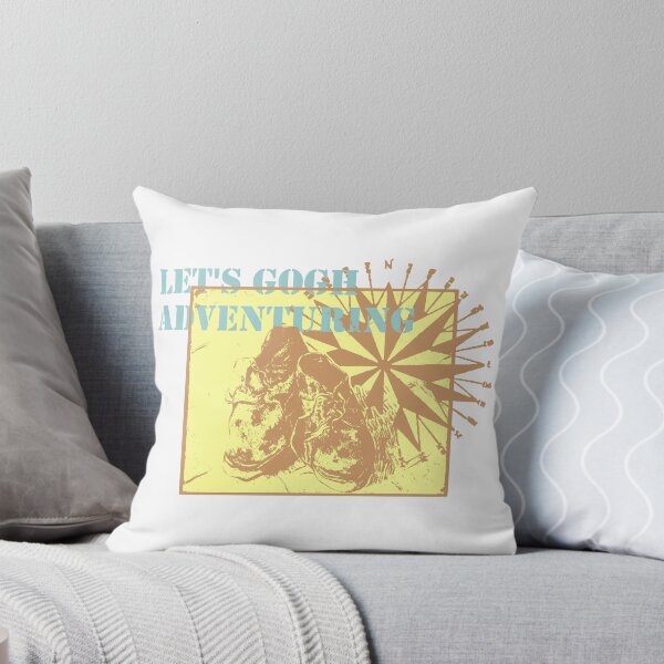 Artikelvorschau, "Let's Gogh Adventure" Schuhe und Kompass und Wortspiel entworfen und verkauft von BReinbold.