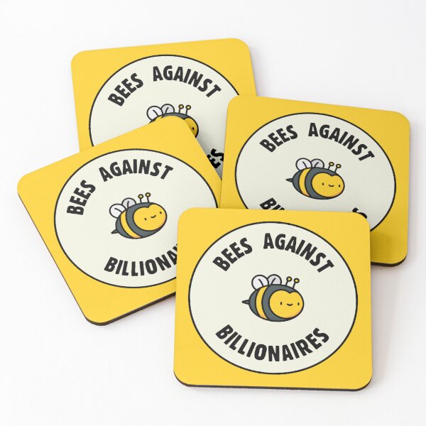 Item preview, Bees Against Billionaires - Anti Billionaire designed and sold by Picket Club.