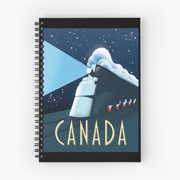 Item preview, Canada Locomotive travel poster  designed and sold by LoriClark29898.