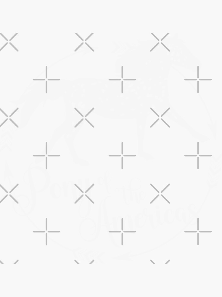 "Pony of the Americas" Sticker for Sale by circus-unicorn | Redbubble