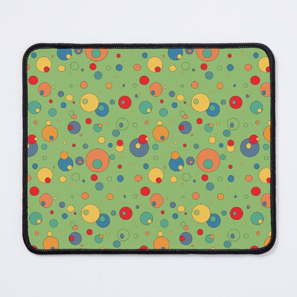 Item preview, Multi coloured cosmic bubbles retro cartoon orbs green designed and sold by AngelDawnDesign.