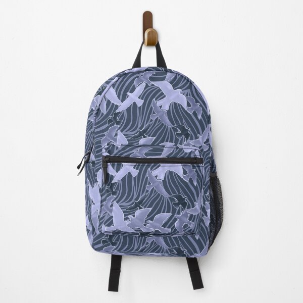 Item preview, Bird and Waves Blue designed and sold by Kella Hanna-Wayne.