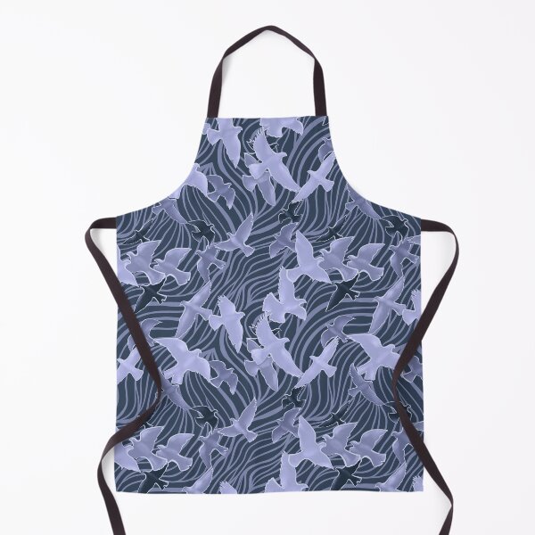 Item preview, Bird and Waves Blue designed and sold by Kella Hanna-Wayne.