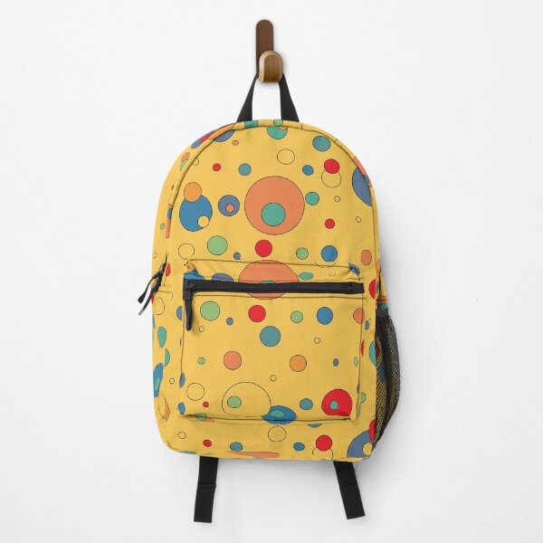 Item preview, Multi coloured bubbles floating on a yellow background designed and sold by AngelDawnDesign.