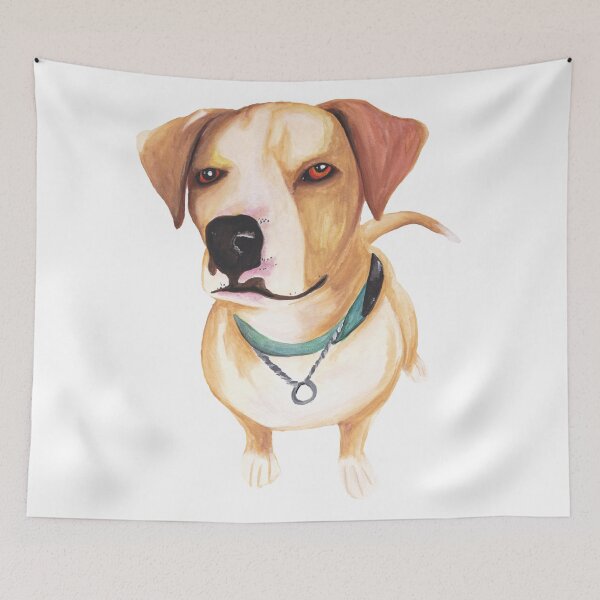 Item preview, Staffy puppy designed and sold by Apatche Revealed.