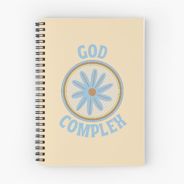 Item preview, Blue Flower God Complex Badge designed and sold by Pink Ribbon.