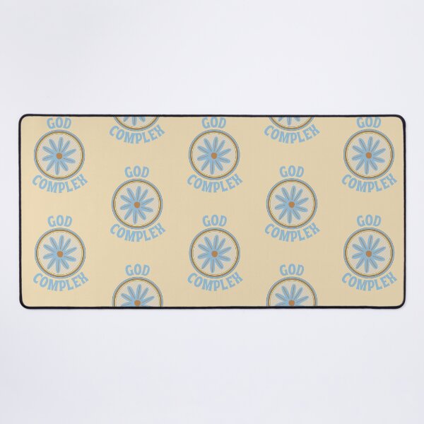 Item preview, Blue Flower God Complex Badge designed and sold by Pink Ribbon.