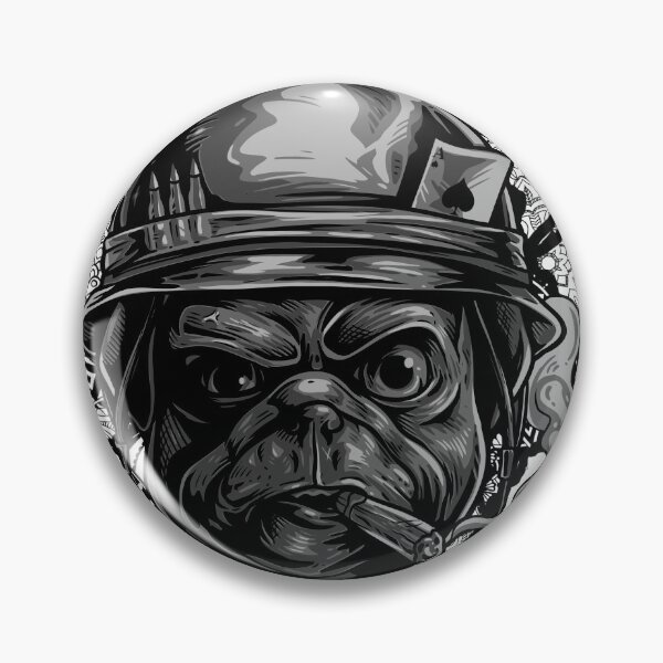 Item preview, Trippy Vietnam Pug designed and sold by CrossThunder.