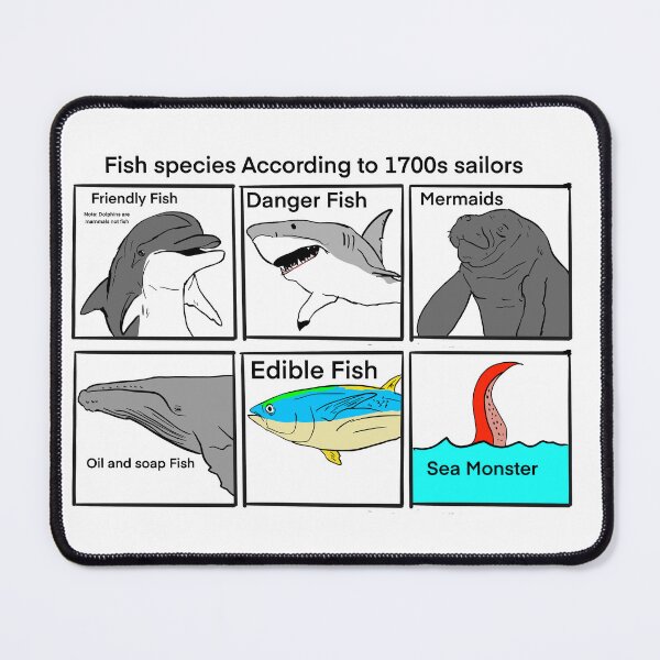 Item preview,  Types of fish according to 1700s sailors designed and sold by Manalopangaea.