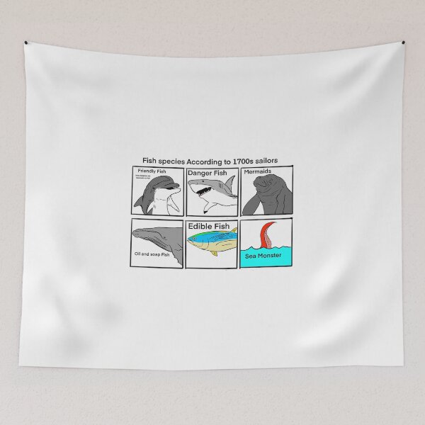 Item preview,  Types of fish according to 1700s sailors designed and sold by Manalopangaea.
