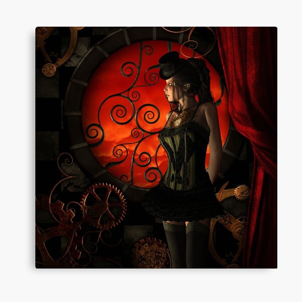 Aperçu de l'œuvre Steampunk, merveilleuse dame steampunk créée et vendue par nicky2342.