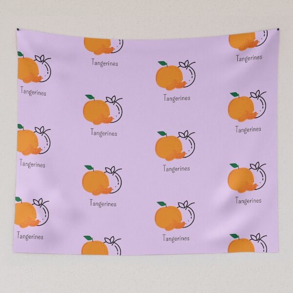Item preview, tangerines designed and sold by OneVibes.