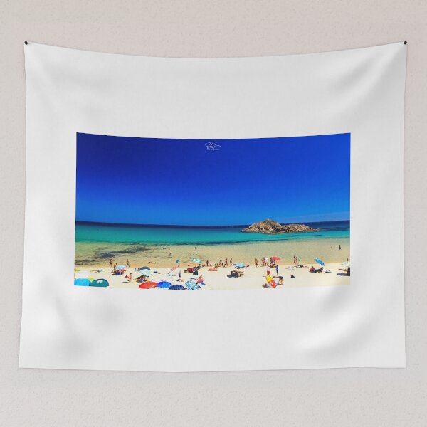 Item preview, The beach of Chia su Giudeu, Sardinia designed and sold by zakaz86.