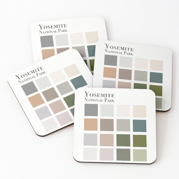 Item preview, Minimalist Yosemite National Park color palette designed and sold by RecklessSower.