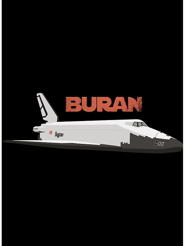 Disover Buran Spacecraft Premium Matte Vertical Poster