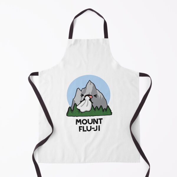 Item preview, Mount Flu-ji Funny Mountain Puns designed and sold by punnybone.