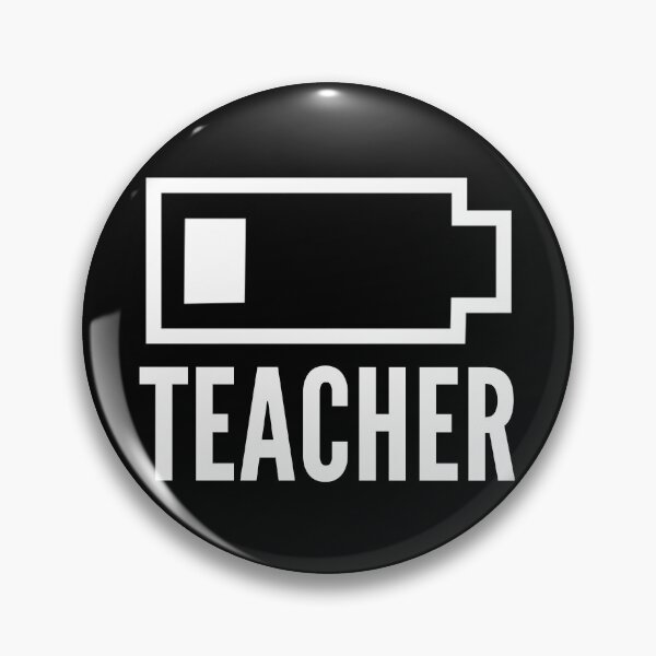 Item preview, Low Battery Teacher - Favorite Teacher Gift, Teacher Humor, Professor Humor, Funny Professor, Funny Teacher, Funny Educator, Educator Humor designed and sold by jadedscientist.