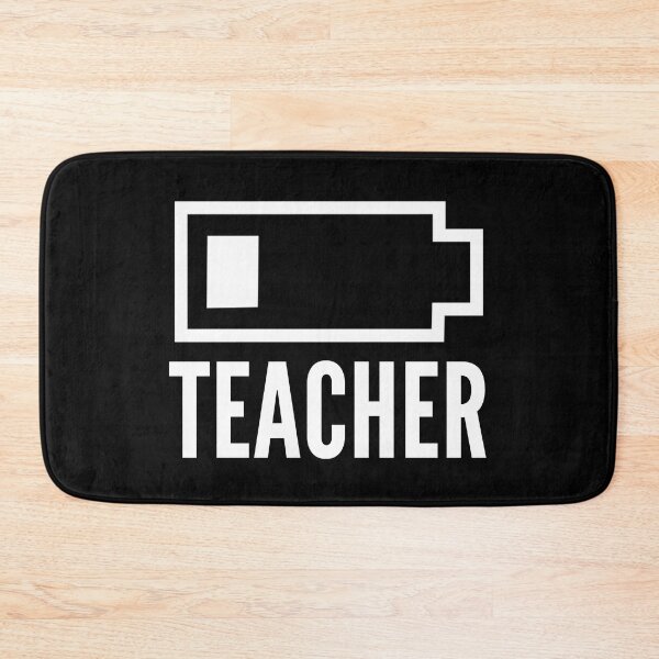 Item preview, Low Battery Teacher - Favorite Teacher Gift, Teacher Humor, Professor Humor, Funny Professor, Funny Teacher, Funny Educator, Educator Humor designed and sold by jadedscientist.
