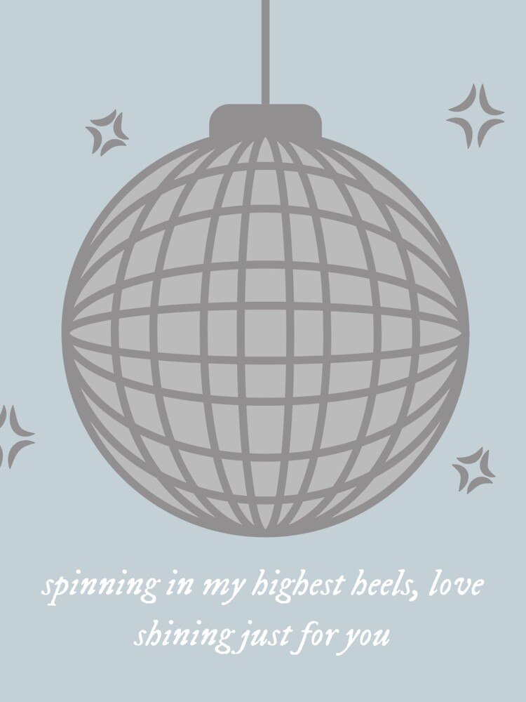 ""Mirrorball" Taylor Swift Lyric Poster" Sticker for Sale by