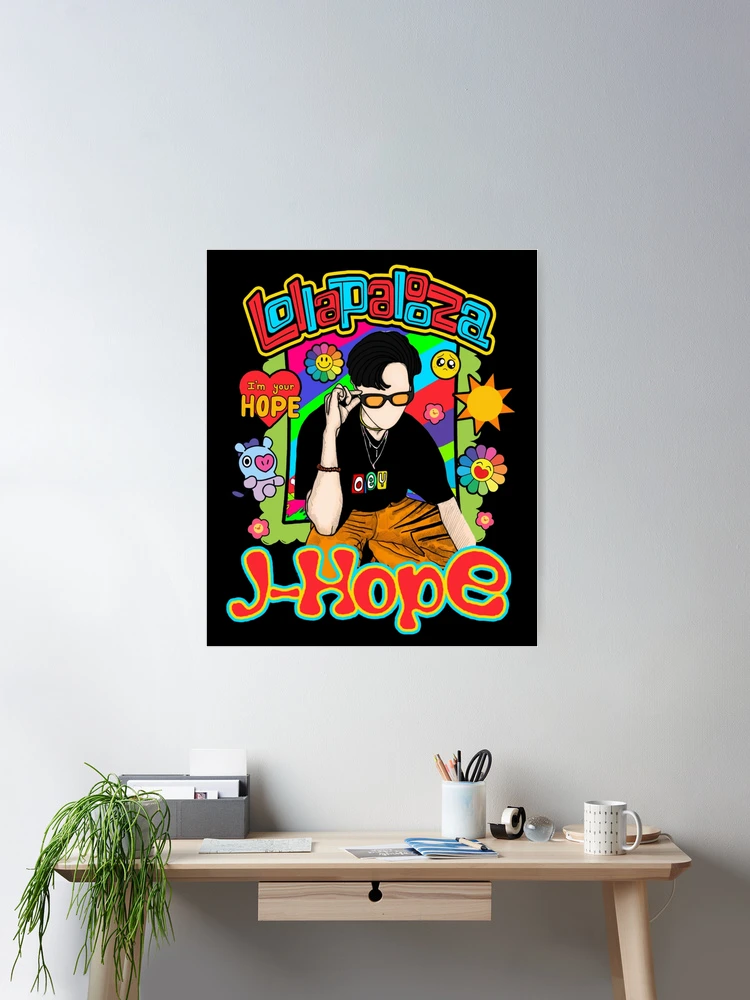 BTS J Hope Jack In The Box 2022 Tee, Hope World Lollapalooza BTS J Hope Jack In The Box 2022 Tee, Hope World Lollapalooza