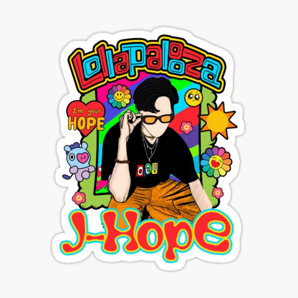 J-HOPE LOLLAPALOOZA - Jhope - Sticker