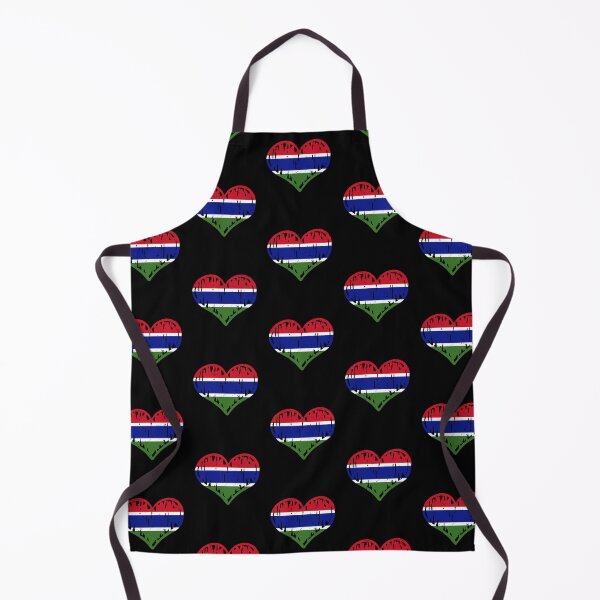 Item preview, The Gambia Flag Heart Love designed and sold by rafaeltto.