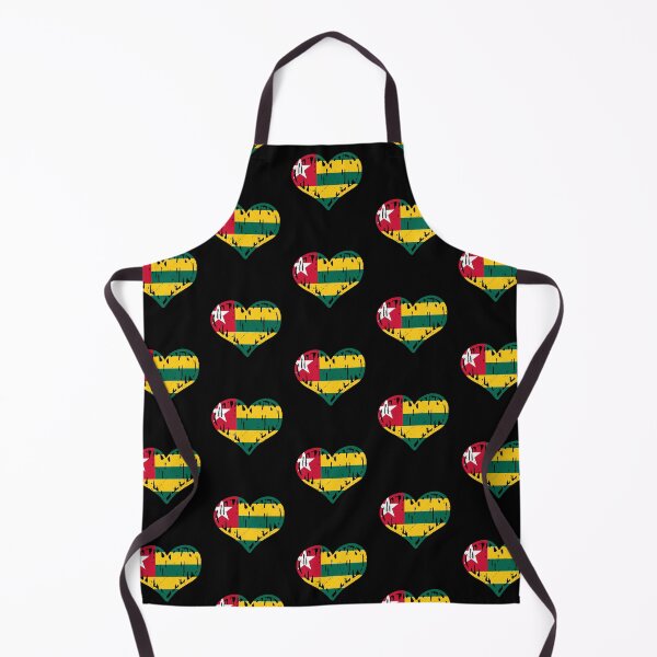 Item preview, Togo Flag Heart Love designed and sold by rafaeltto.