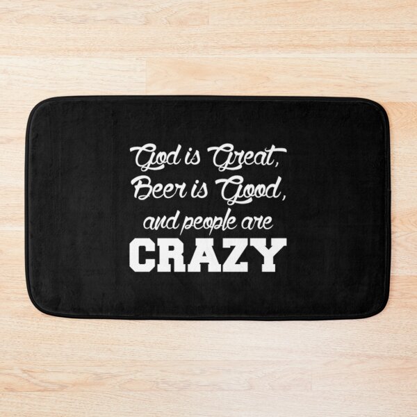 Item preview, Beer lover - God is great and people are crazy designed and sold by HandiLisandro.
