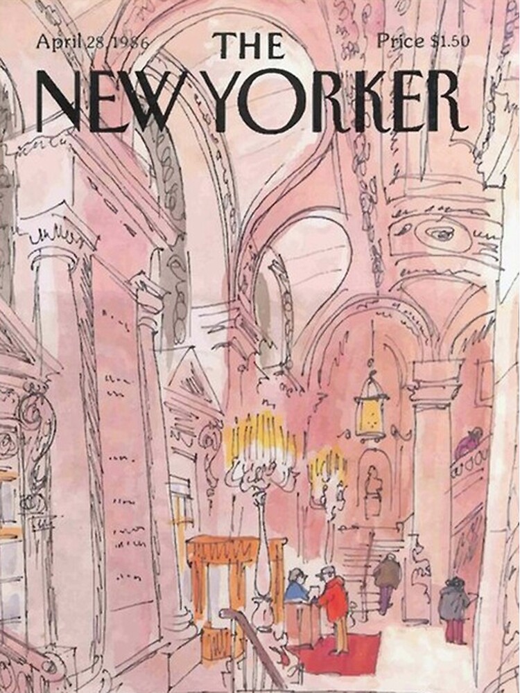 Disover The New Yorker - 04-1986 Premium Matte Vertical Poster