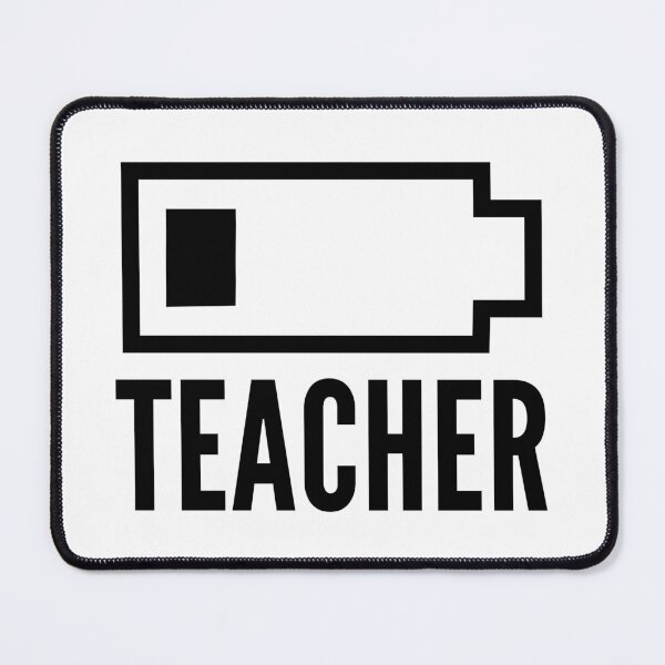 Item preview, Low Battery Teacher - Teacher Humor, Favorite Teacher Gift, Professor Humor, Funny Professor, Funny Teacher, Funny Educator, Educator Humor designed and sold by jadedscientist.
