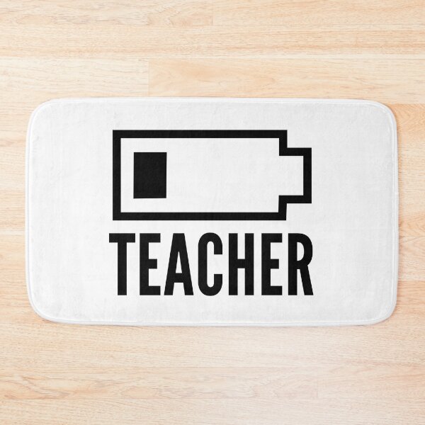 Item preview, Low Battery Teacher - Teacher Humor, Favorite Teacher Gift, Professor Humor, Funny Professor, Funny Teacher, Funny Educator, Educator Humor designed and sold by jadedscientist.
