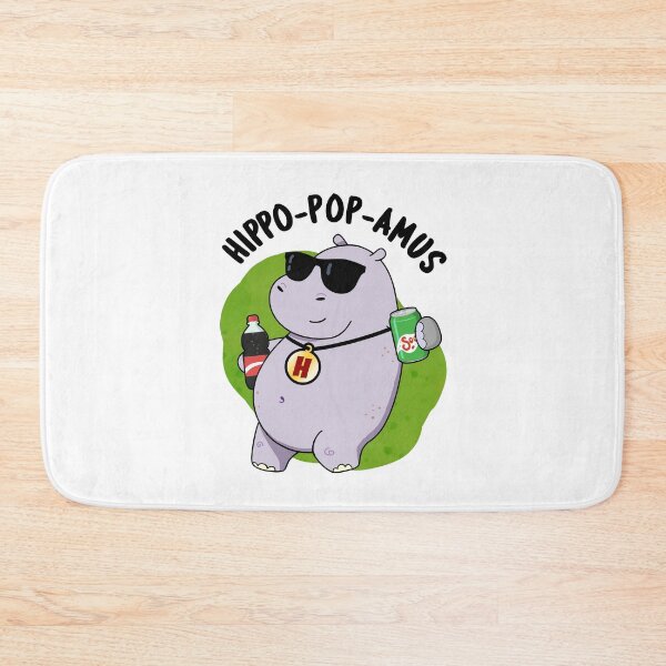Item preview, Hippo-pop-amus Soda Pop Funny Hippo Puns  designed and sold by punnybone.