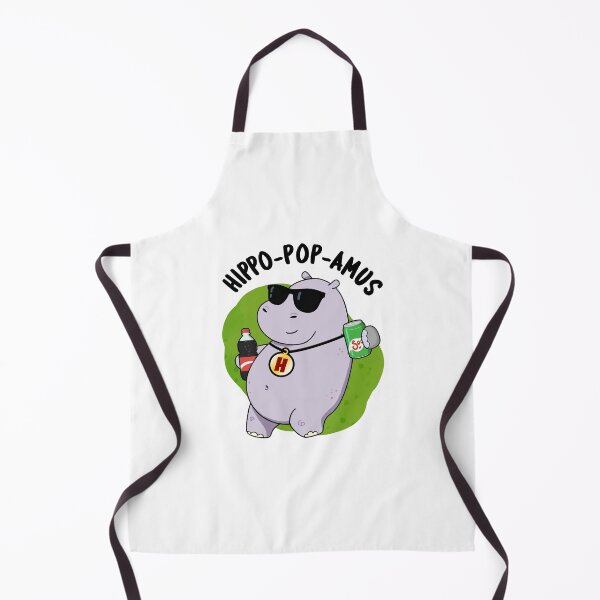 Item preview, Hippo-pop-amus Soda Pop Funny Hippo Puns  designed and sold by punnybone.