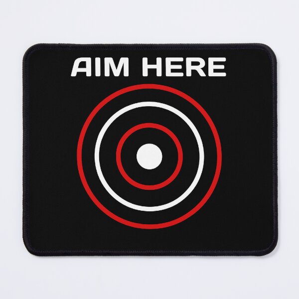 Item preview, Aim Here Darts Players Bullseye Target Shooting Club designed and sold by lhkmmo44.
