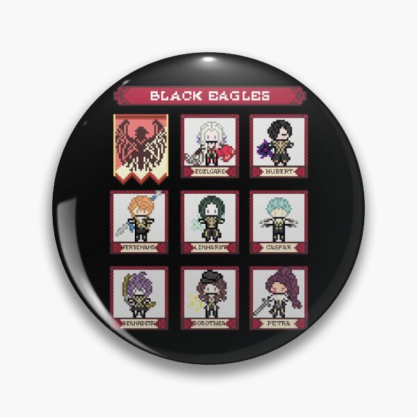 Item preview, Mens Womens Fire Emblem Three Houses Black Eagles House Pixel Parody Funny Fans designed and sold by VanKim.