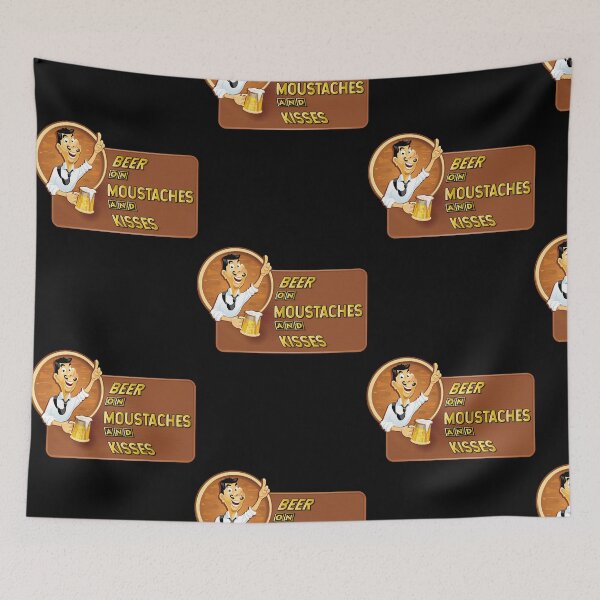 Item preview, Beer on Moustaches and Kisses  designed and sold by CandaceHe67596.