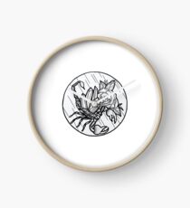 Crystallized Scorpion Clock
