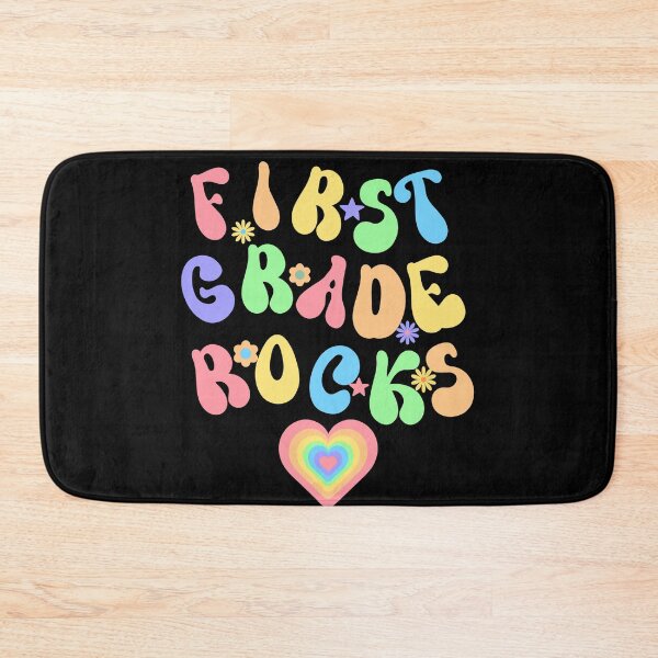 Item preview, FIRST GRADE ROCKS, BACK TO SCHOOL, FIRST DAY OF SCHOOL designed and sold by TeyMank.