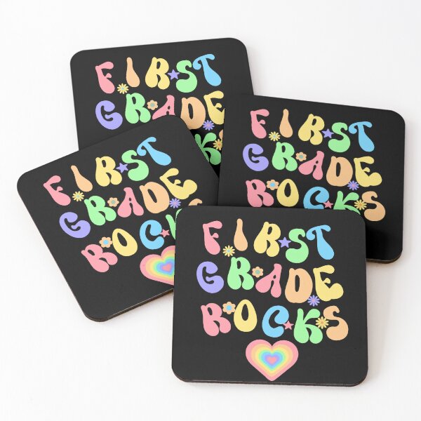 Item preview, FIRST GRADE ROCKS, BACK TO SCHOOL, FIRST DAY OF SCHOOL designed and sold by TeyMank.
