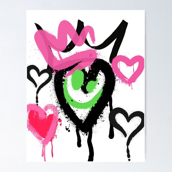 Graffiti Heart Stencil