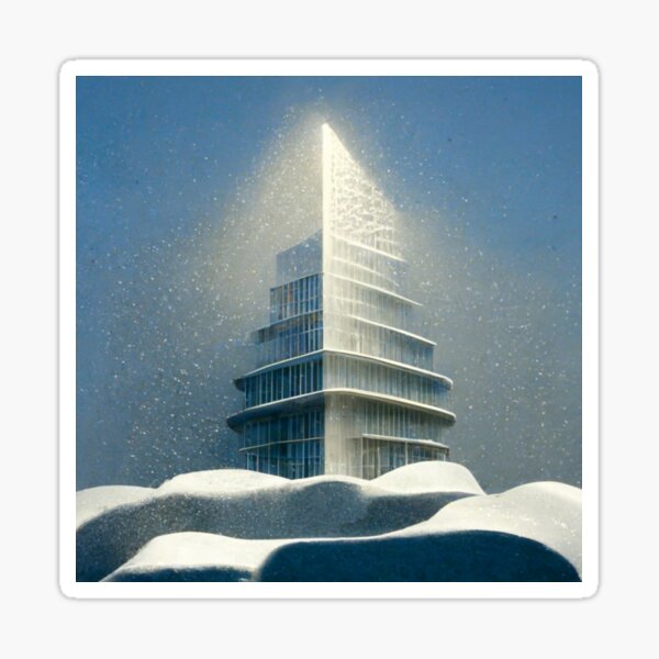 Rieselnder Schnee Sticker