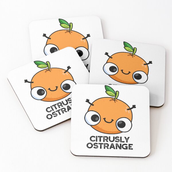 Item preview, Citrusly Ostrange Strange Funny Orange Puns  designed and sold by punnybone.