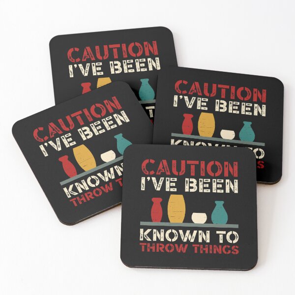Item preview, Caution I've Been Known To Throw Things designed and sold by DNW-art.