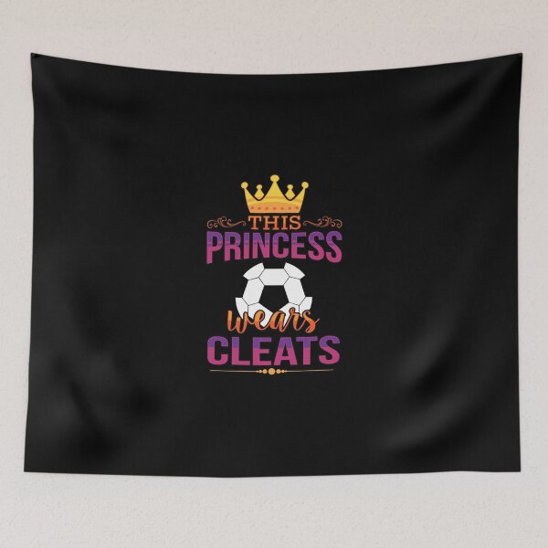 Item preview, This Princess Wears Cleats Gift Women Girls Soccer Essential T-Shirt designed and sold by gusplawn5.